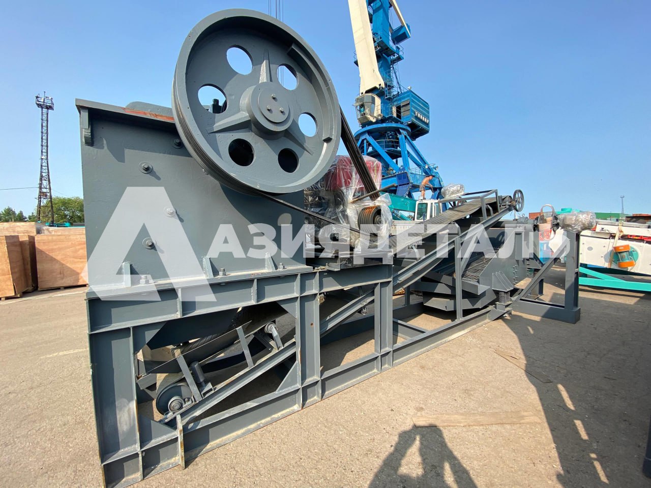 Щековая дробилка PE400*600 с ДГУ