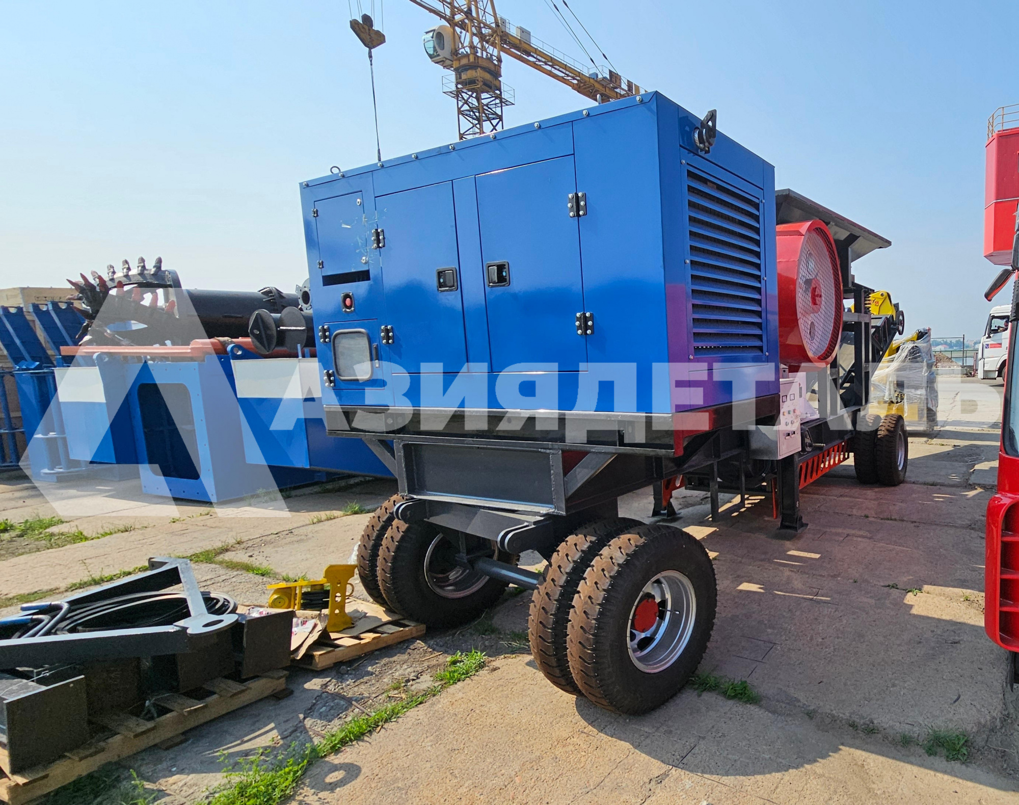 Мобильная щековая дробилка PE4600